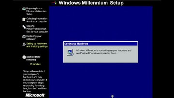 Installing Windows Millennium/Windows ME build 2419
