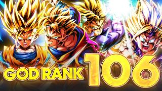 (Dragon Ball Legends) HYBRID SAIYAN ANNIHILATION FOR GOD RANK #106!
