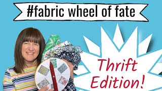 THRIFT FLIP!! Upcycling Garments using the #fabricwheeloffate - Sewing up those Thrift Store Buys.