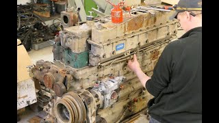 Amazing process of fitting & assembly of Cummins nt855 Engine #nt855 #cummins
