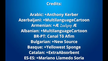 Closing to SpongeBob SquarePants One Line Multilanguage Update All Dubs Included Read DESC