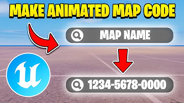 HOW TO MAKE ANIMATED MAP CODE UI IN UEFN