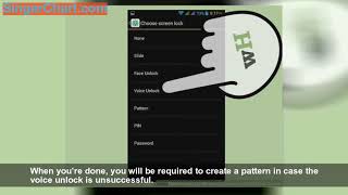 How to Set Up Screen Lock on an Alcatel One Touch screenshot 3