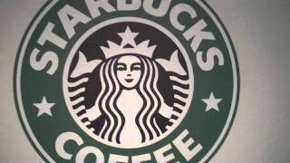 WALLMONKEYS.COM- Printed Starbucks logo on the wall - Wall decal graphics
