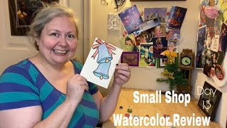 Paint With Me - The Smiling Hippo Watercolor Review And Paint- Vlogmas 13
