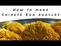 Chinese Egg noodles recipe || egg noodle recipe || noodle recipe✔️