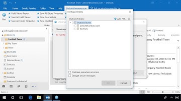Universal Outlook Item Report