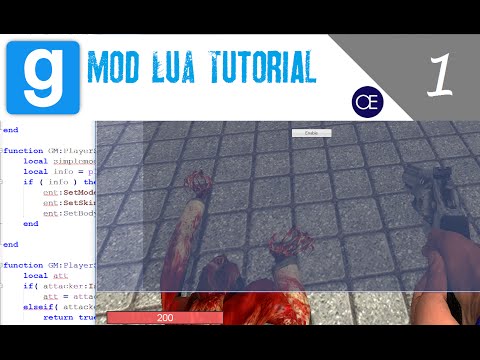 [Gmod] Lua Tutorial 1: General Setup