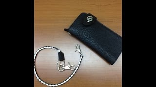 仮面ライダースカル 本革ウォレット 革製チェーン付き 財布