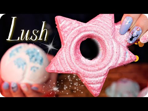 ASMR 4K Lush Unboxing 🫧 DEEP Ear High Sensitivity Whisper, Scratching, Gentle Tapping, Label Reading