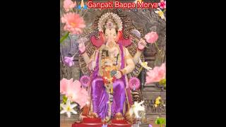 Tuch sukhkarta tuch dukhaharta avghya dinachya natha bappa morya re charni thevito matha🙏🏻🌺#ganpati Thumb