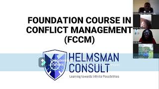 FCCM Day 1 Module 1 Key Terms in Peace and Conflict Management