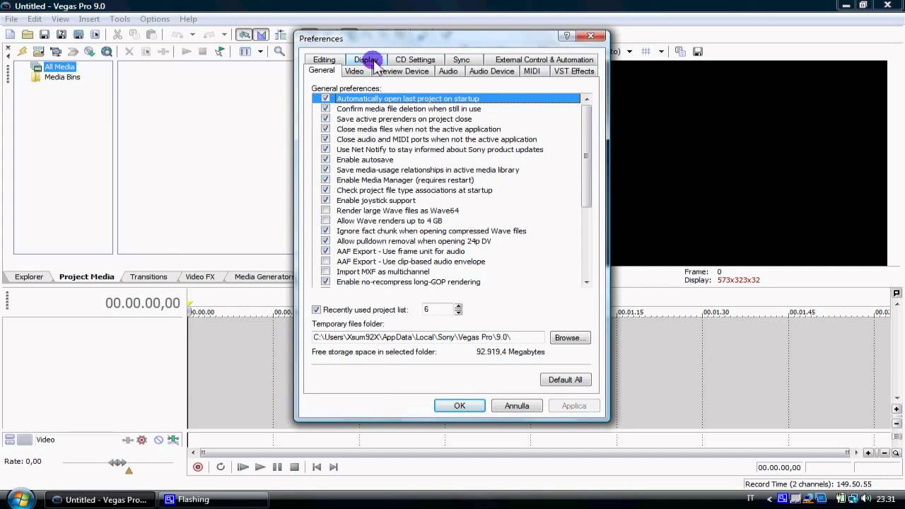 Sony Vegas // How To Change The Layout - YouTube