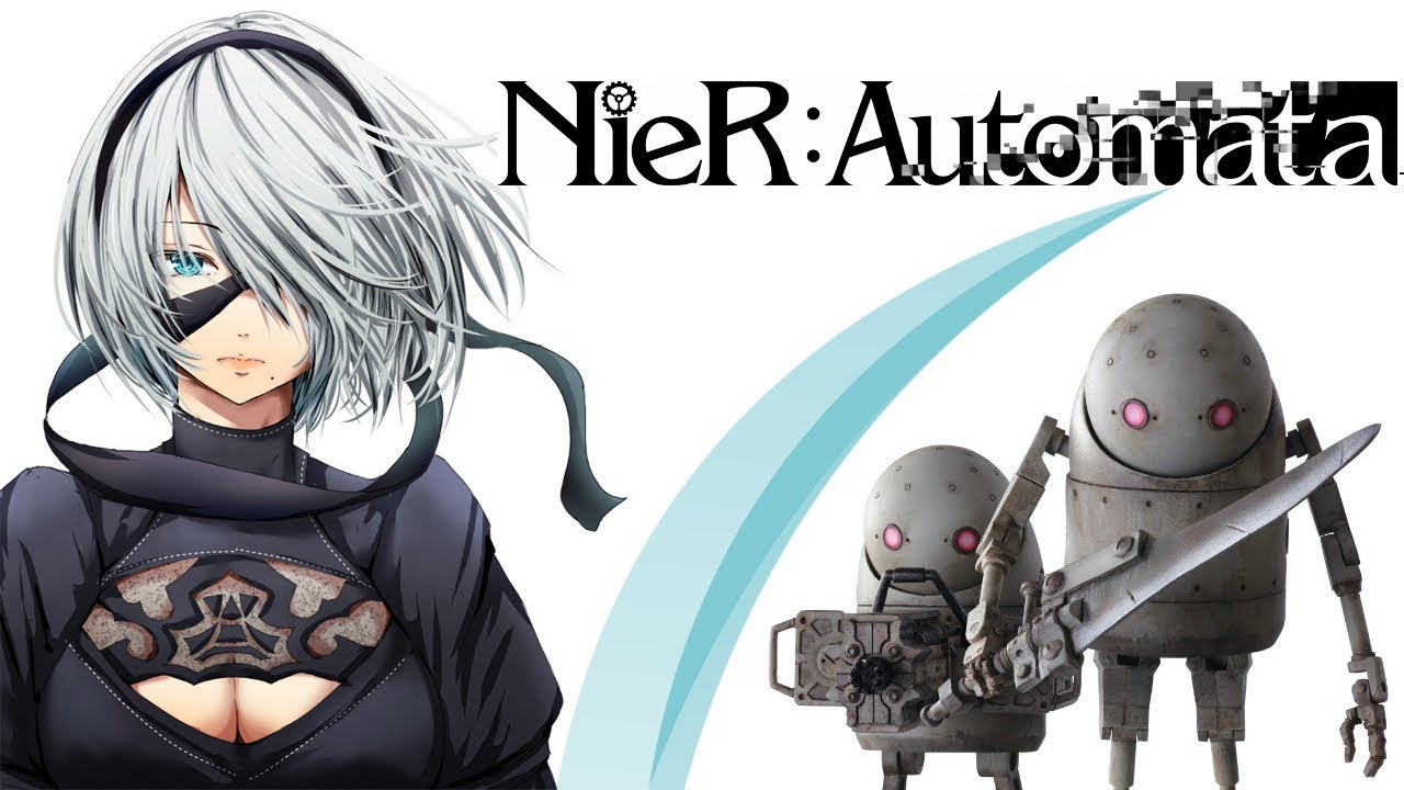 Nier Automata Прохождение 2B, 9S, A2. Игрофильм на Русском.
