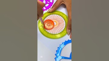 Spirograph Art with a Twist! Watch the Magic Unfold!🌠💥 #ArtLovers #Spirograph #shorts
