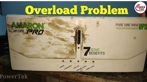 AMARON Inverter Overload Problem Solution (PowerTak)