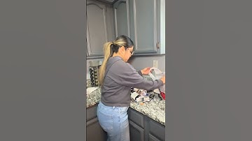 When the junk drawer was REALLY JUNK! #junkdrawer #declutter #cleaning