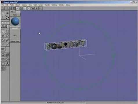 Anim8or: How to create a 3D Text for beginners