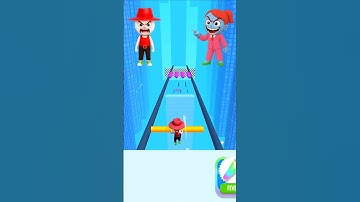 Roof Rails Lvl.56 - This Girl is Teasing Roof Girl ❌Fail to Victory✅ #shorts #games #roofrails