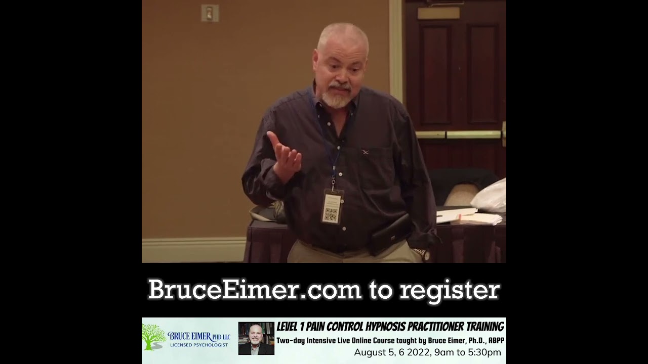 Level 1 Pain Control Hypnosis Practitioner Training