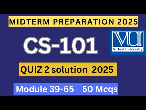 CS101 Quiz 2