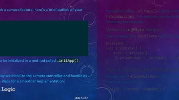 How to Resolve the NoSuchMethodError in Flutter When Using Camera Preview