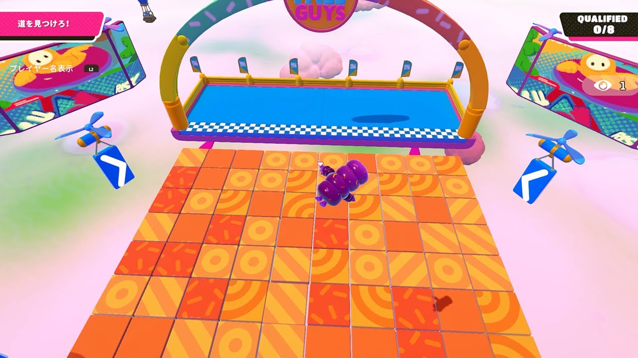 ヒヤヒヤロード特大ハンマーチャレンジ！【フォールガイズ/Fall Guys】