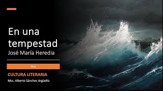 En una tempestad de José María Heredia