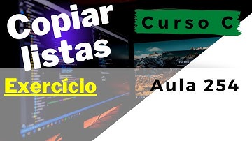 Curso de Programação C | Como criar uma lista C a partir de duas listas A e B? | aula 254