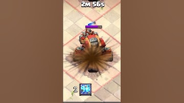 9 Lightning spells VS 1 Scattershot || Clash of Clans || #clashofclans #shorts #coc