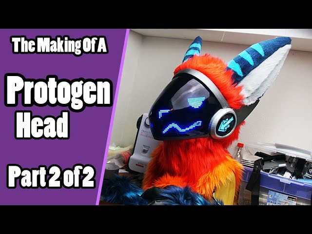 The Making Of A Protogen Head #2// Furring The Head Base - Fursuit Tutorial  