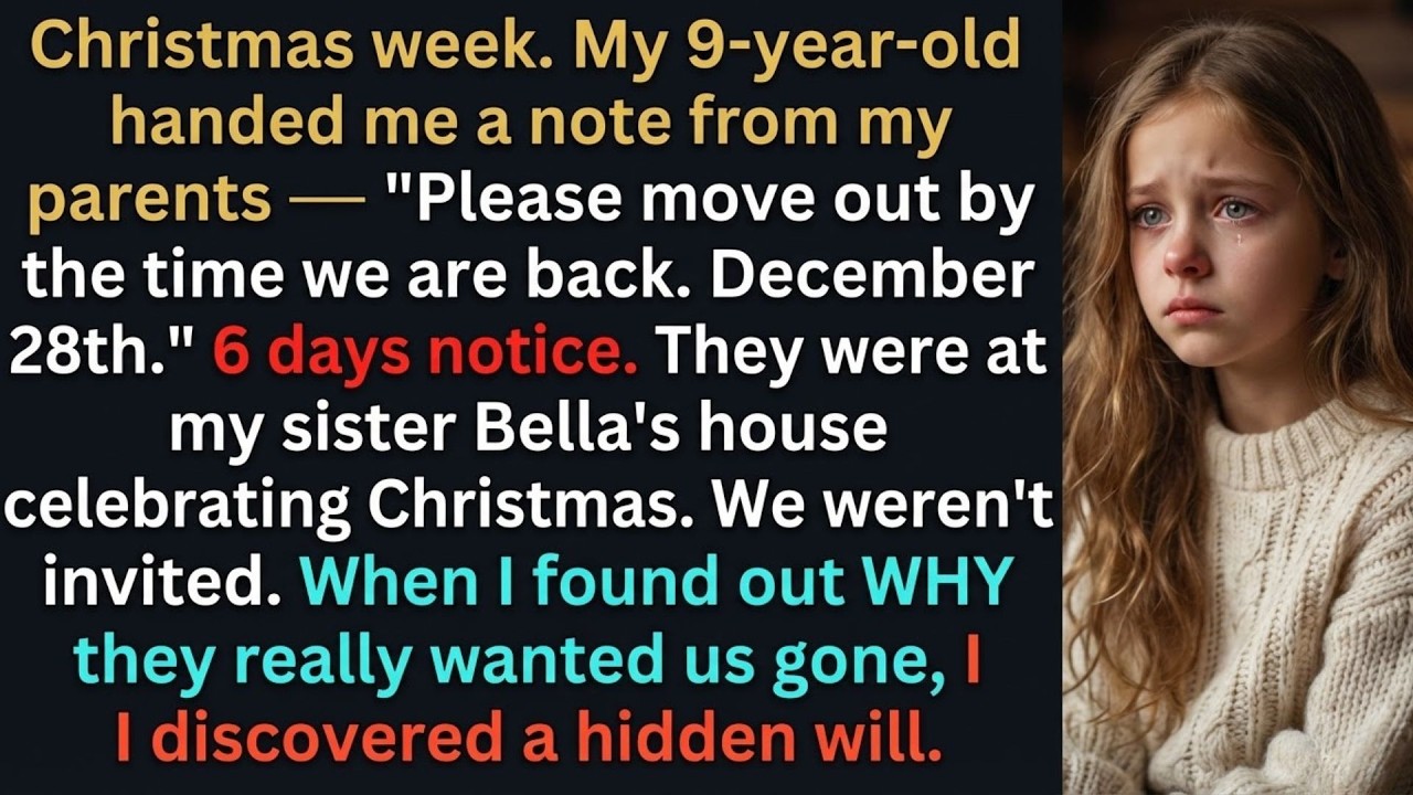 My 9 Year Old Handed Me a Letter From My Parents — “Be Gone Before We Return ”