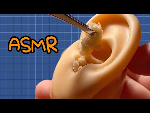 ASMR 2가지 귀청소/귀파기 : 🚫깊숙하고, 찐득한🚫 | 2 types of ear cleaning : deep, sticky