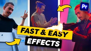 3 FAST & EASY Video Editing Effects (Premiere Pro Tutorial)