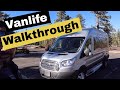 Walkthrough of my 2020 Coachmen Beyond Class B Van "Bertha" with full rear bath- Vanlife Videos