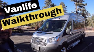 Walkthrough of my 2020 Coachmen Beyond Class B Van 'Bertha' with full rear bath Vanlife Videos