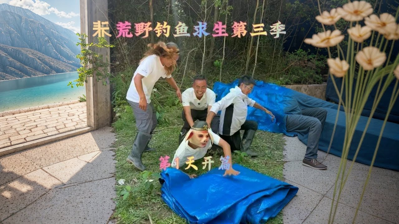 荒野釣魚求生第三季第一天正式開啟，開局即巔峰 #沃鼎燎原計劃# 燎原計劃釣魚挑戰賽#四大餓人荒野釣魚求生#藍鲫青春版六蟲腥香#沃鼎王者神劍三代大物竿