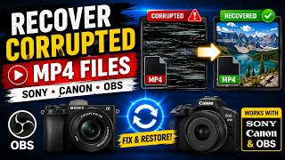 Recover Corrupted Sony, Canon & OBS MP4 Files | Easy Video Repair Using Untrunc