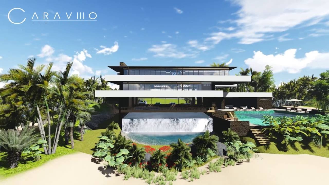 Recorrido Virtual Casa de Playa (Beach House) Caraveo Arquitectos - YouTube