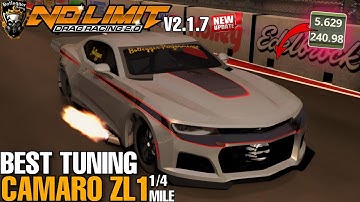 Fastest Camaro Zl1 Tuning 5.6 second in 1/4 Mile no limit drag racing 2 v2.1.7