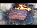石焼き超新鮮半ナマ牛レバーステーキ！