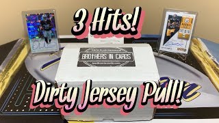 Brothers In Cards Football Pack Plus Program Gold Box Break (August) - 3 Hits!!! Dirty Jersey Pull!