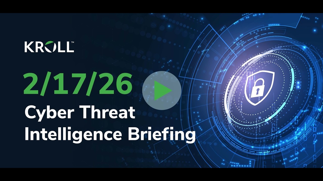 February 17, 2026 Cyber Threat Intelligence Briefing