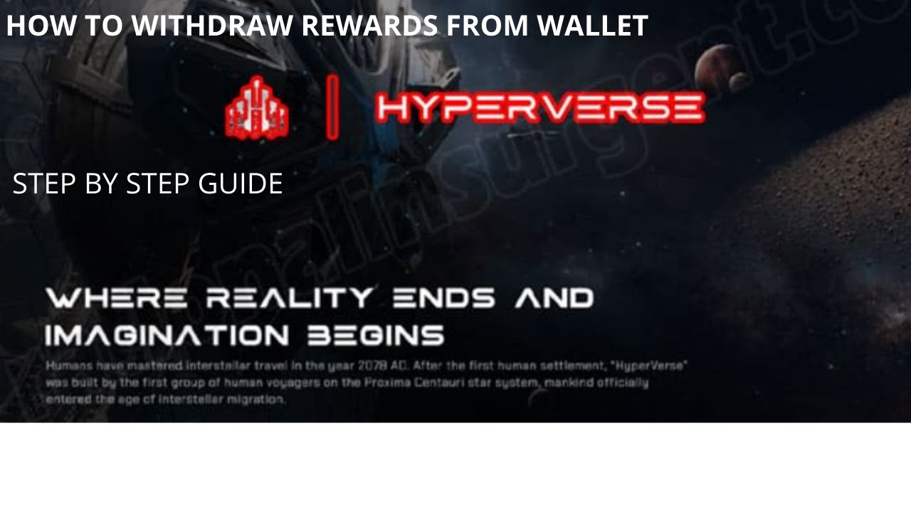 HYPERVERSE WITHDRAWL - HOW TO WITHDRAW YOUR PROFITS AND FUNDS || STEP