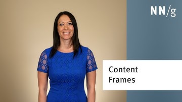 Using Content Frames in the Design Process