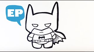 pic Batman Drawing Easy Cute how to draw cute batman easy pictures