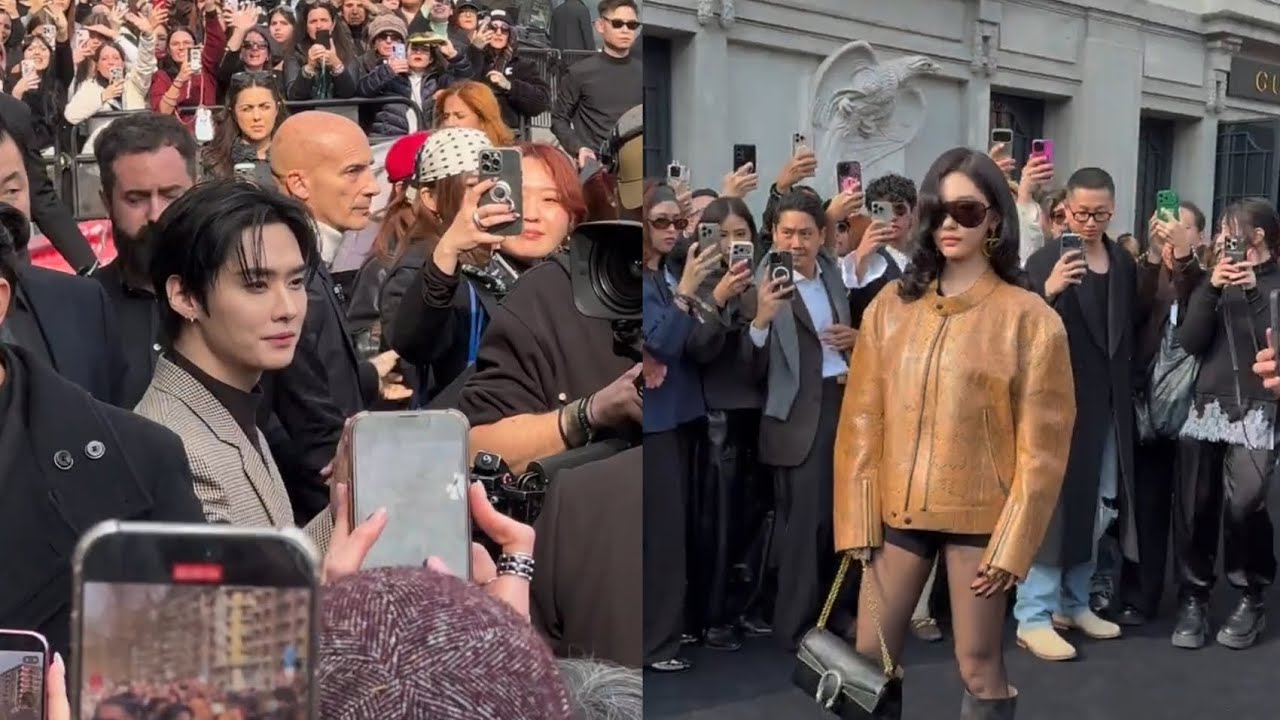 StrayKids Leeknow & Aespa Ningning Arrived For 