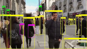 Example of YOLO v5 detection on video file