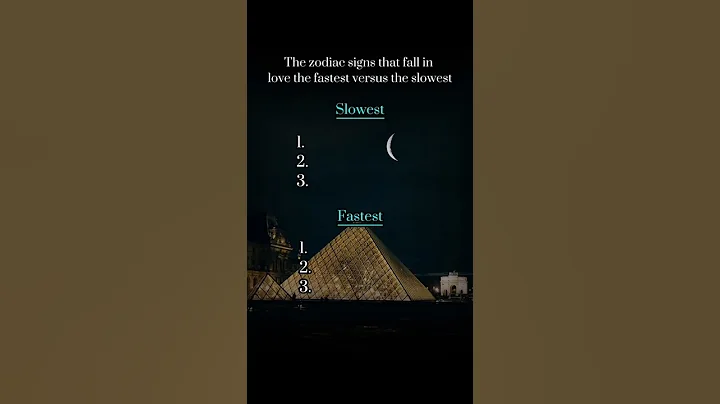 Zodiac Signs that fall in love fastest versus the slowest #zodiaclove #zodiactraits #zodiaccouples