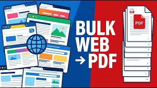How to Convert Multiple Webpages to PDF at Once (Bulk Converter) screenshot 5